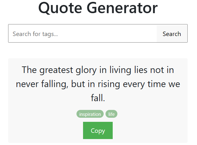 Quote Generator